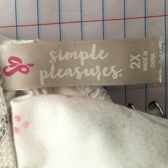 Plus Size 2X Sleep Pants Red Birds Simple Pleasures - Picture 7 of 8